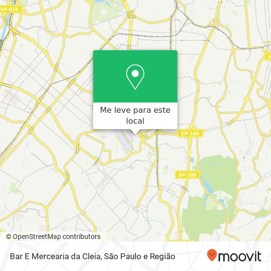 Bar E Mercearia da Cleia, Rua Jurandir Campo Belo São Paulo-SP 04072-000 mapa