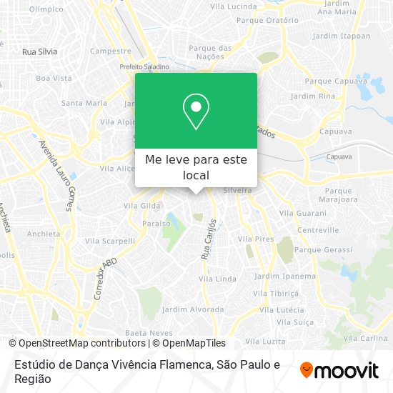 Estúdio de Dança Vivência Flamenca mapa