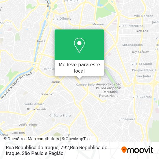 Rua República do Iraque, 792,Rua República do Iraque mapa