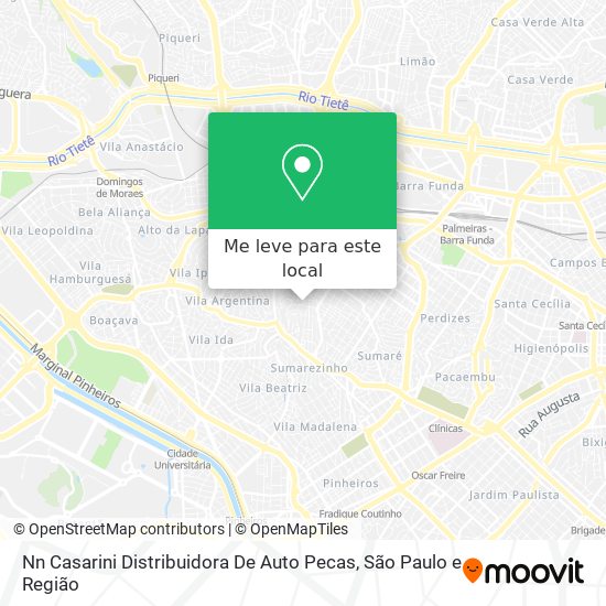 Nn Casarini Distribuidora De Auto Pecas mapa