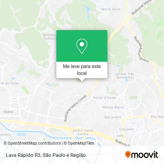 Lava Rápido R3 mapa