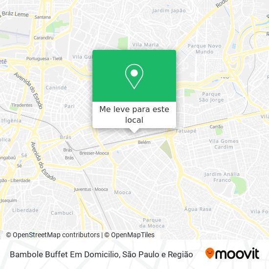 Bambole Buffet Em Domicilio mapa