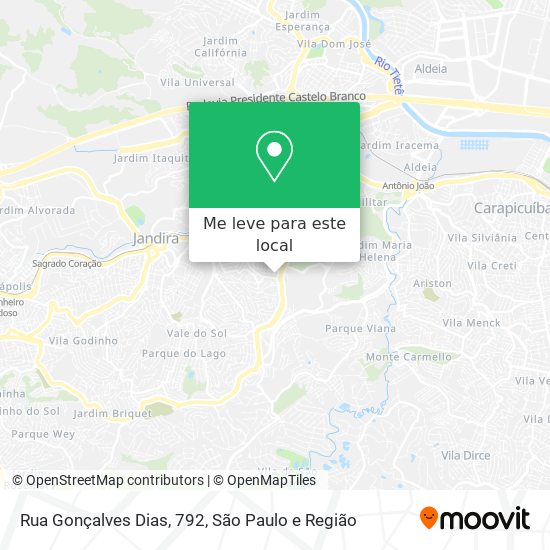Rua Gonçalves Dias, 792 mapa
