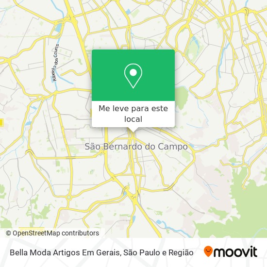 Bella Moda Artigos Em Gerais mapa