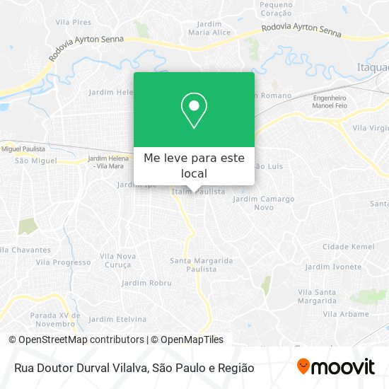 Rua Doutor Durval Vilalva mapa