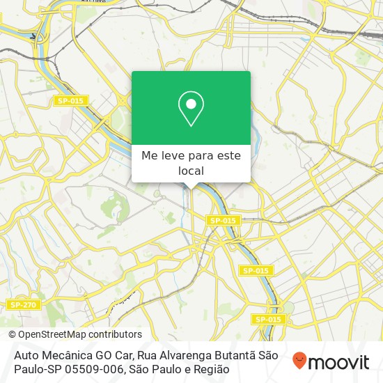 Auto Mecânica GO Car, Rua Alvarenga Butantã São Paulo-SP 05509-006 mapa