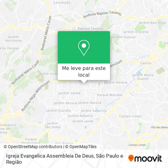 Igreja Evangelica Assembleia De Deus mapa