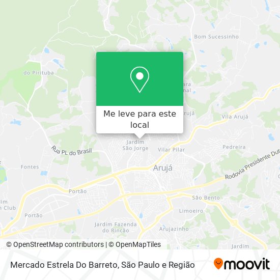 Mercado Estrela Do Barreto mapa