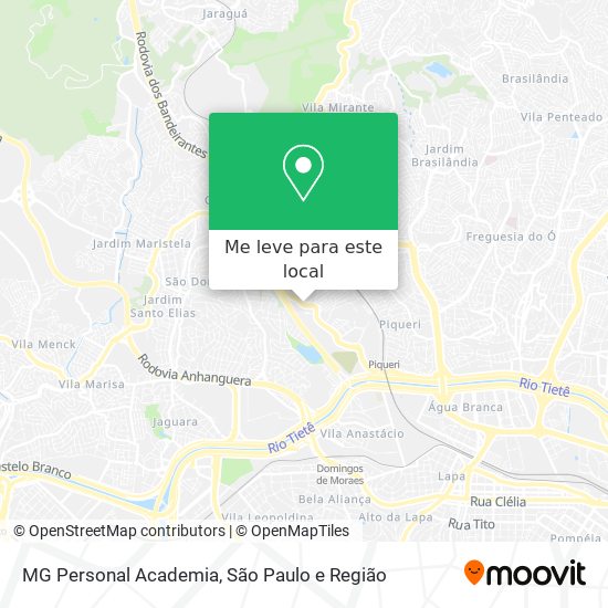 MG Personal Academia mapa