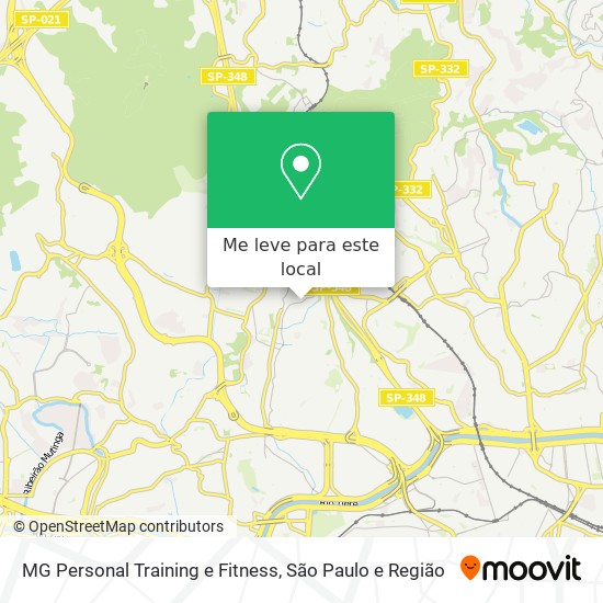 MG Personal Training e Fitness mapa