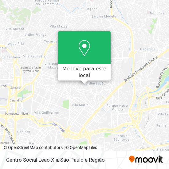Centro Social Leao Xiii mapa