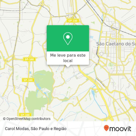 Carol Modas, Rua Bernardo de Afonseca, 192 Sacomã São Paulo-SP 04176-210 mapa