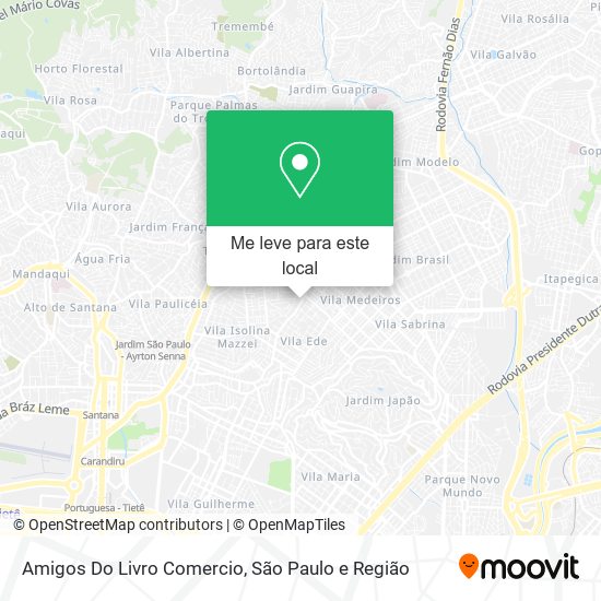 Amigos Do Livro Comercio mapa