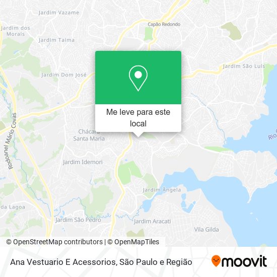 Ana Vestuario E Acessorios mapa