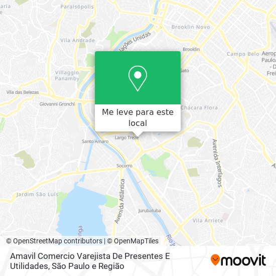 Amavil Comercio Varejista De Presentes E Utilidades mapa