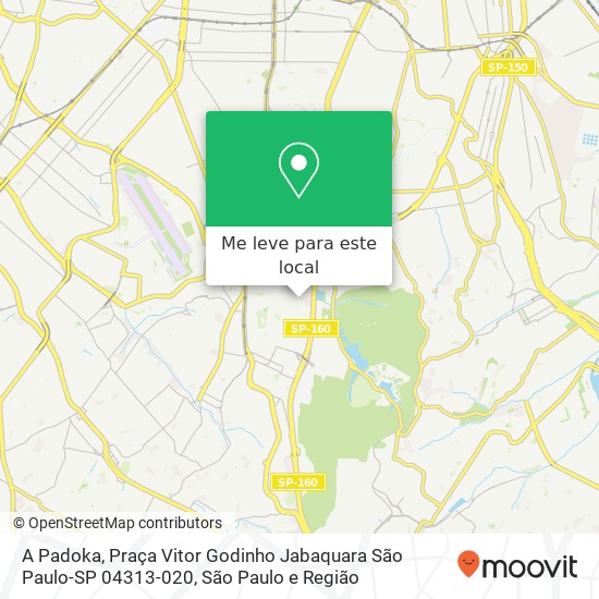 A Padoka, Praça Vitor Godinho Jabaquara São Paulo-SP 04313-020 mapa