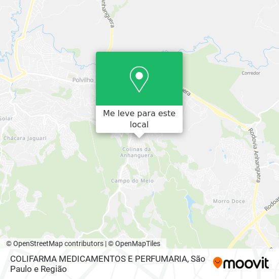 COLIFARMA MEDICAMENTOS E PERFUMARIA mapa
