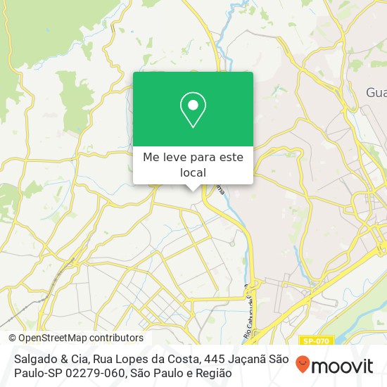 Salgado & Cia, Rua Lopes da Costa, 445 Jaçanã São Paulo-SP 02279-060 mapa