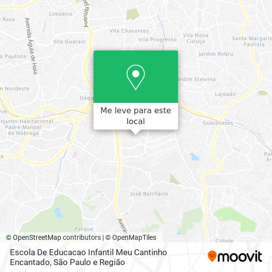 Escola De Educacao Infantil Meu Cantinho Encantado mapa