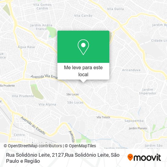 Rua Solidônio Leite, 2127,Rua Solidônio Leite mapa