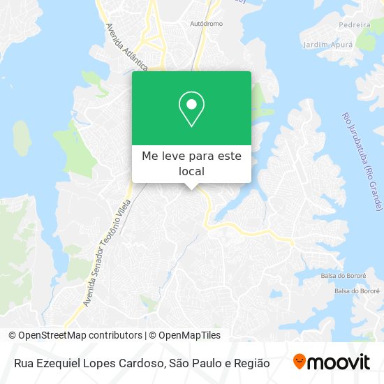 Rua Ezequiel Lopes Cardoso mapa