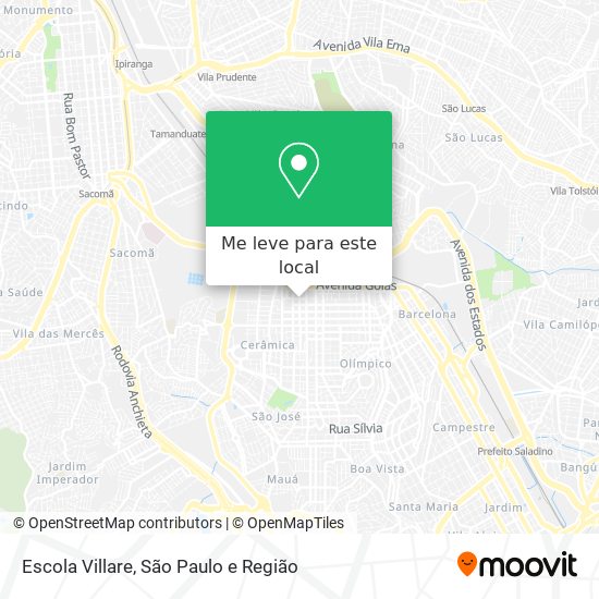 Escola Villare mapa