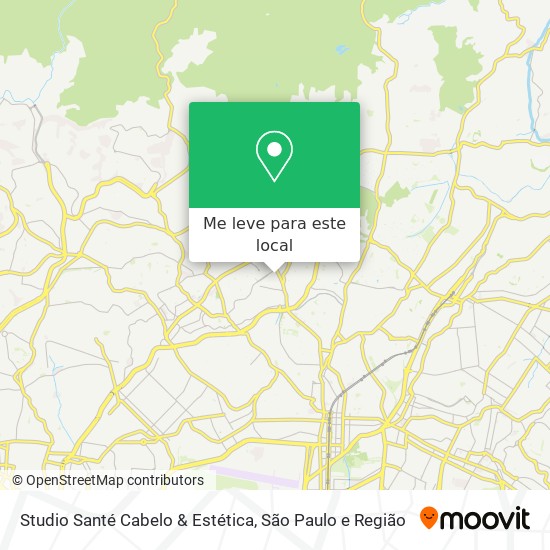Studio Santé Cabelo & Estética mapa