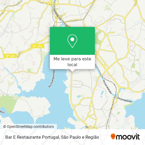 Bar E Restaurante Portugal mapa