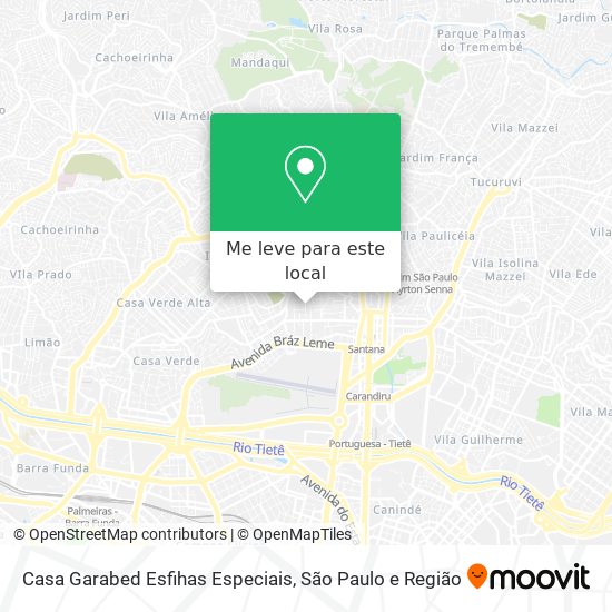 Casa Garabed Esfihas Especiais mapa