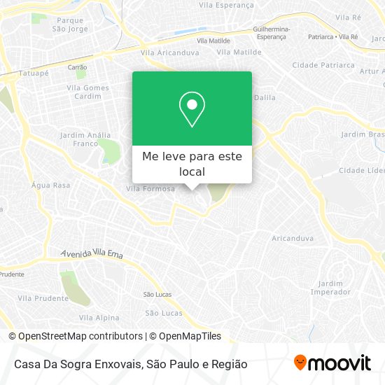Casa Da Sogra Enxovais mapa