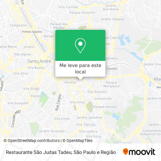 Restaurante São Judas Tadeu mapa