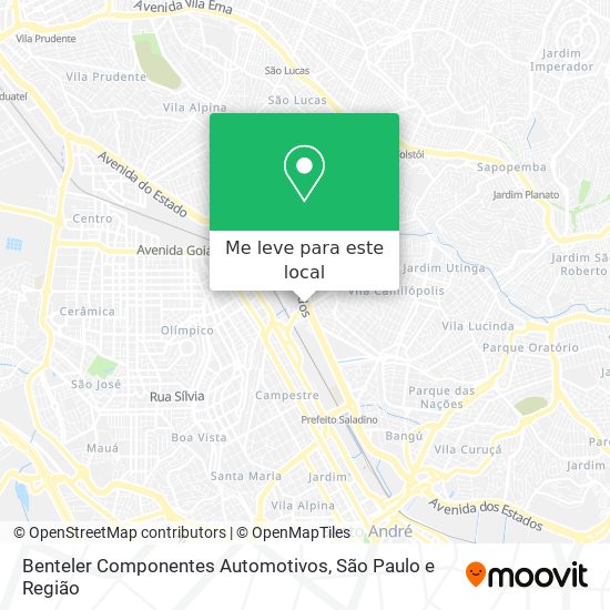 Benteler Componentes Automotivos mapa