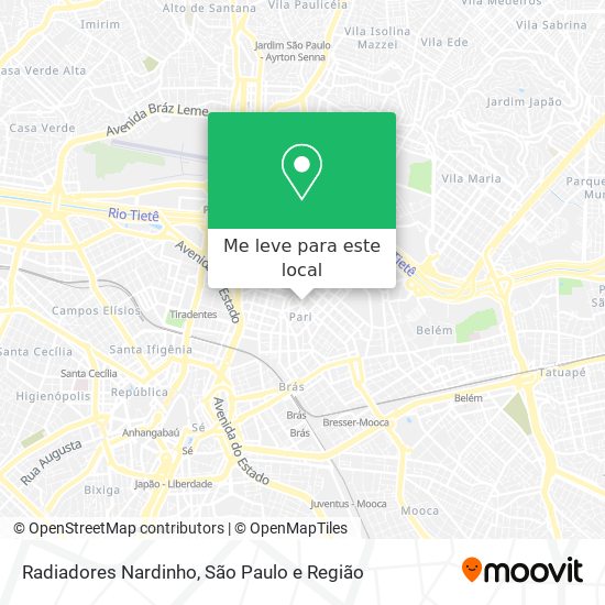 Radiadores Nardinho mapa