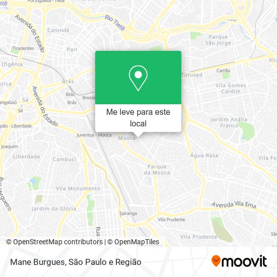Mane Burgues mapa