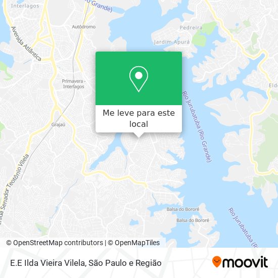 E.E Ilda Vieira Vilela mapa