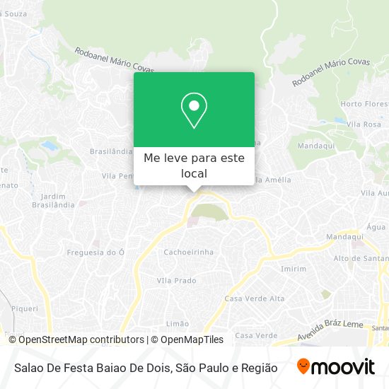 Salao De Festa Baiao De Dois mapa