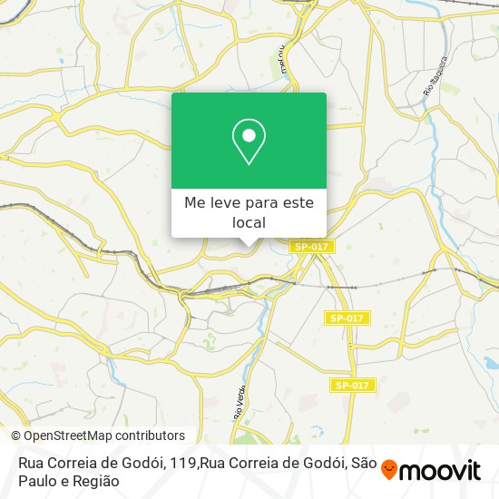 Rua Correia de Godói, 119,Rua Correia de Godói mapa