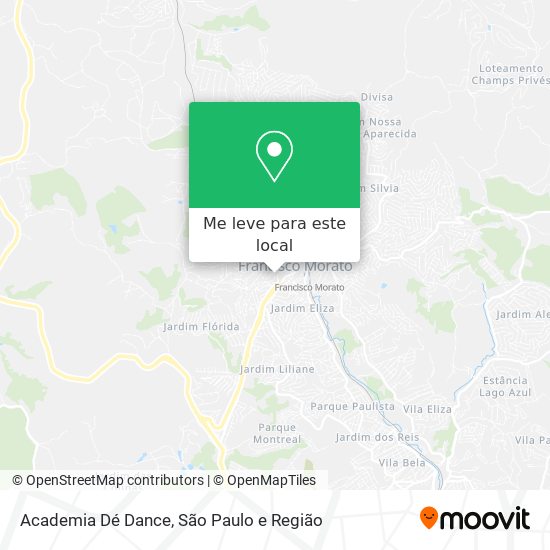 Academia Dé Dance mapa