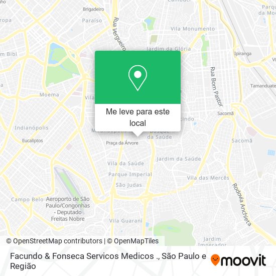 Facundo & Fonseca Servicos Medicos . mapa