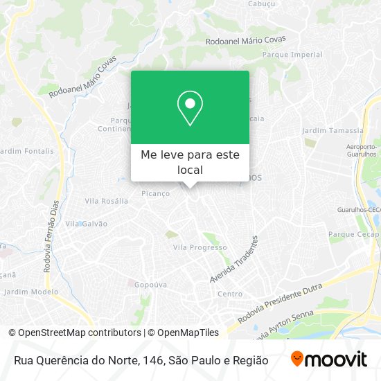 Rua Querência do Norte, 146 mapa