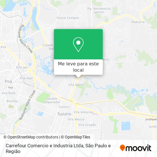 Carrefour Comercio e Industria Ltda mapa