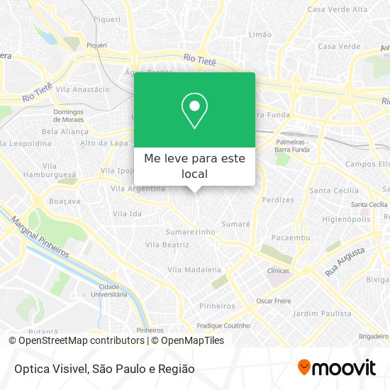 Optica Visivel mapa