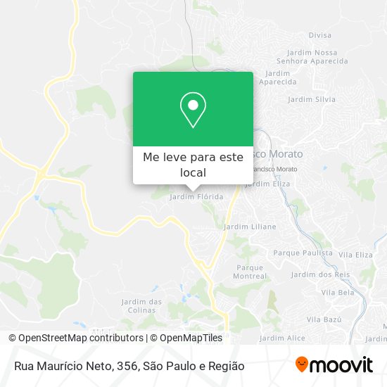 Rua Maurício Neto, 356 mapa
