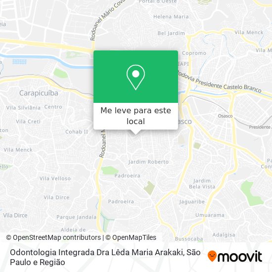 Odontologia Integrada Dra Lêda Maria Arakaki mapa