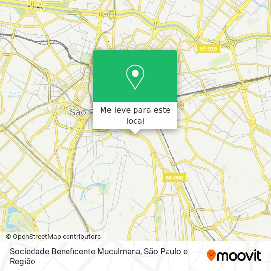 Sociedade Beneficente Muculmana mapa