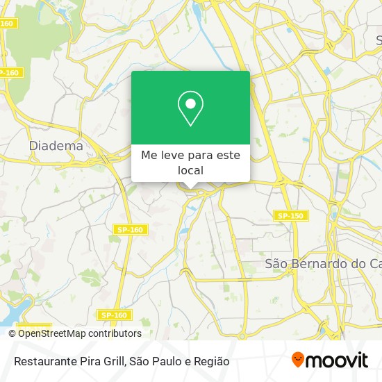 Restaurante Pira Grill mapa