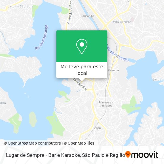 Lugar de Sempre - Bar e Karaoke mapa