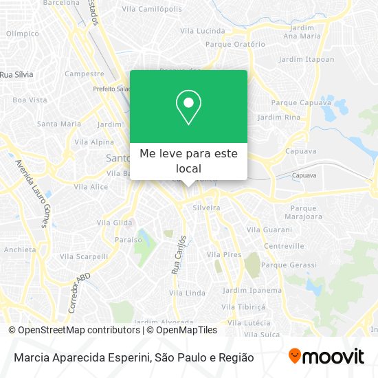 Marcia Aparecida Esperini mapa