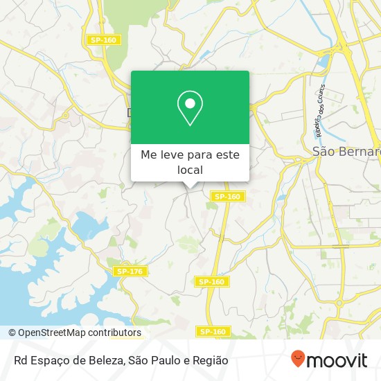 Rd Espaço de Beleza, Rua Potira, 35 Conceição Diadema-SP 09991-140 mapa