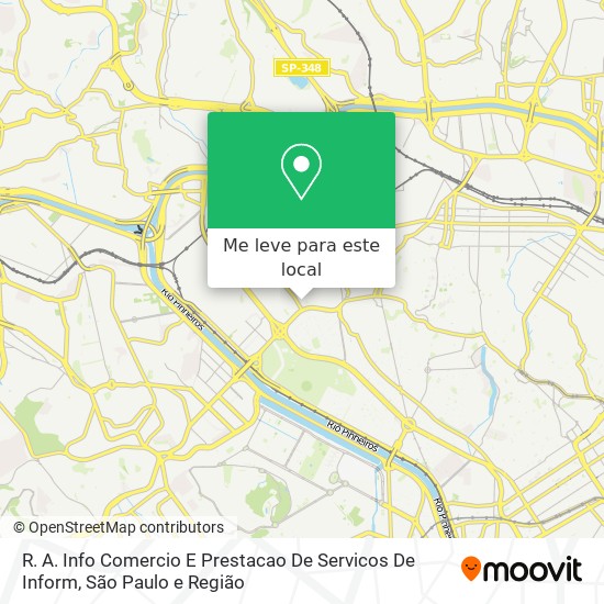 R. A. Info Comercio E Prestacao De Servicos De Inform mapa